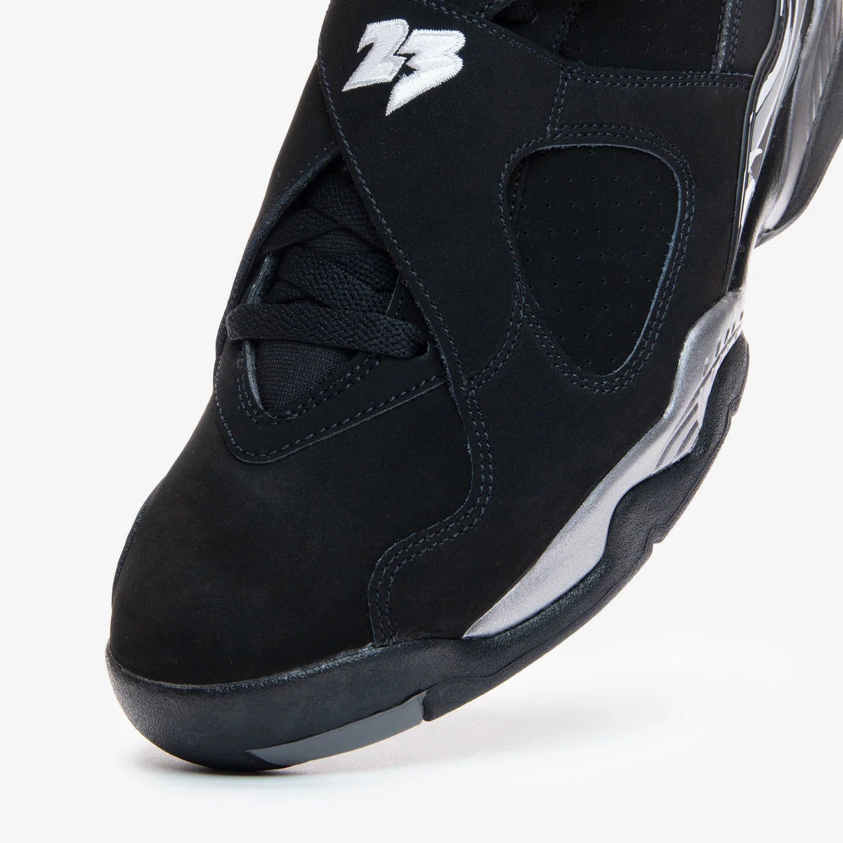Air Jordan 8 Retro Chrome – Black & Metallic Silver