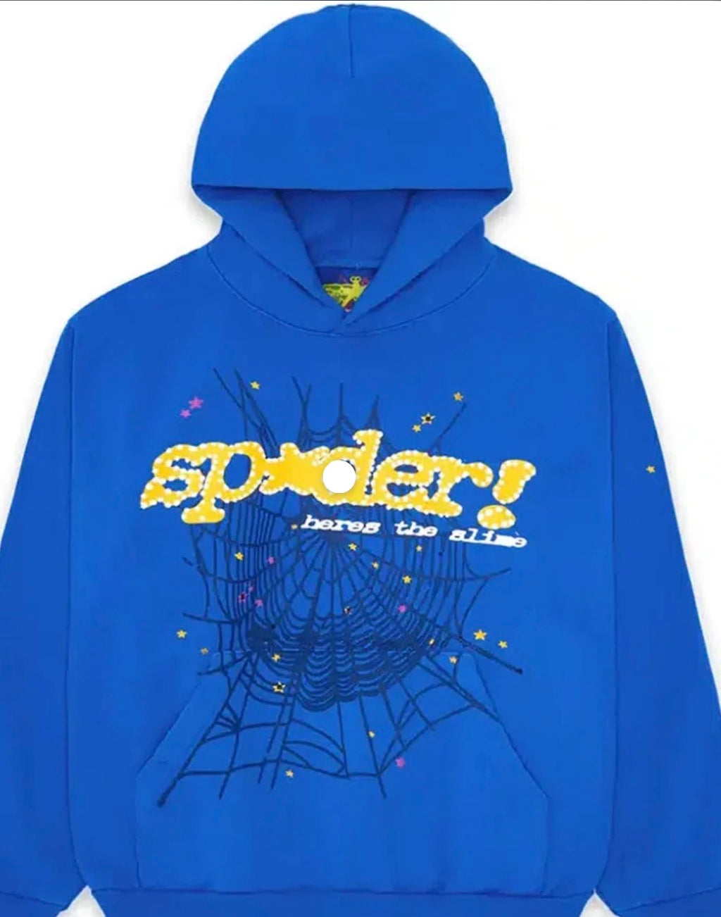 Sp5der Tc Blue Hoodie